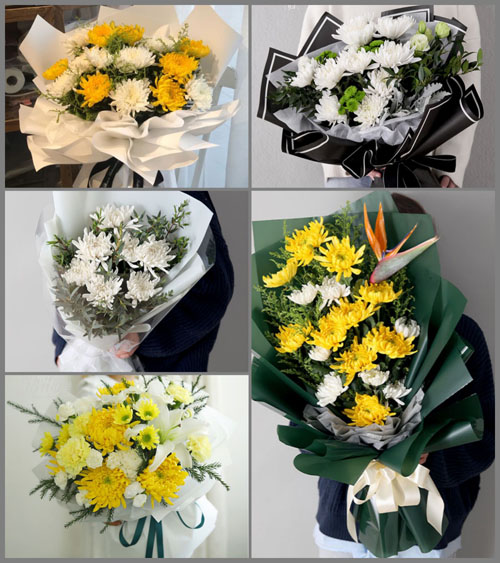 山东青岛即墨市灵山镇东牛齐埠村白事花束代送